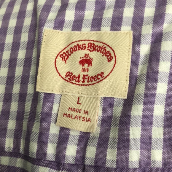 New Brooks Brothers Mens Large shirt never worn - Picture 7 of 11
